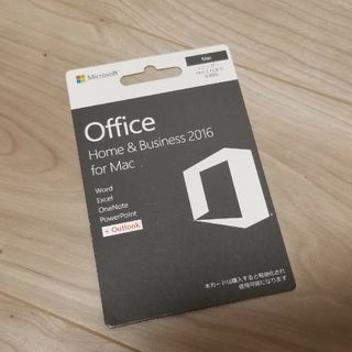 マイクロソフト(Microsoft)のOffice Home&Business 2016 Mac 2台 永続版 未使用(その他)