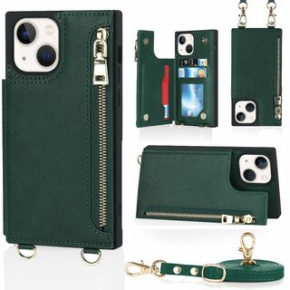 NODALA iPhone 13 mini ケース 手帳型 背面収納 ショルダー(その他)