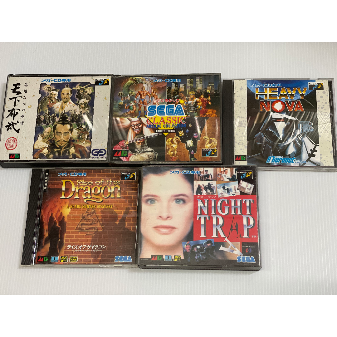 ★人気★　MEGAーCD　5本セット　コレクターズアイテムに！★激レア★