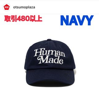 ガールズドントクライ(Girls Don't Cry)のHUMAN MADE × GDC 6PANEL CAP #1 NAVY(キャップ)