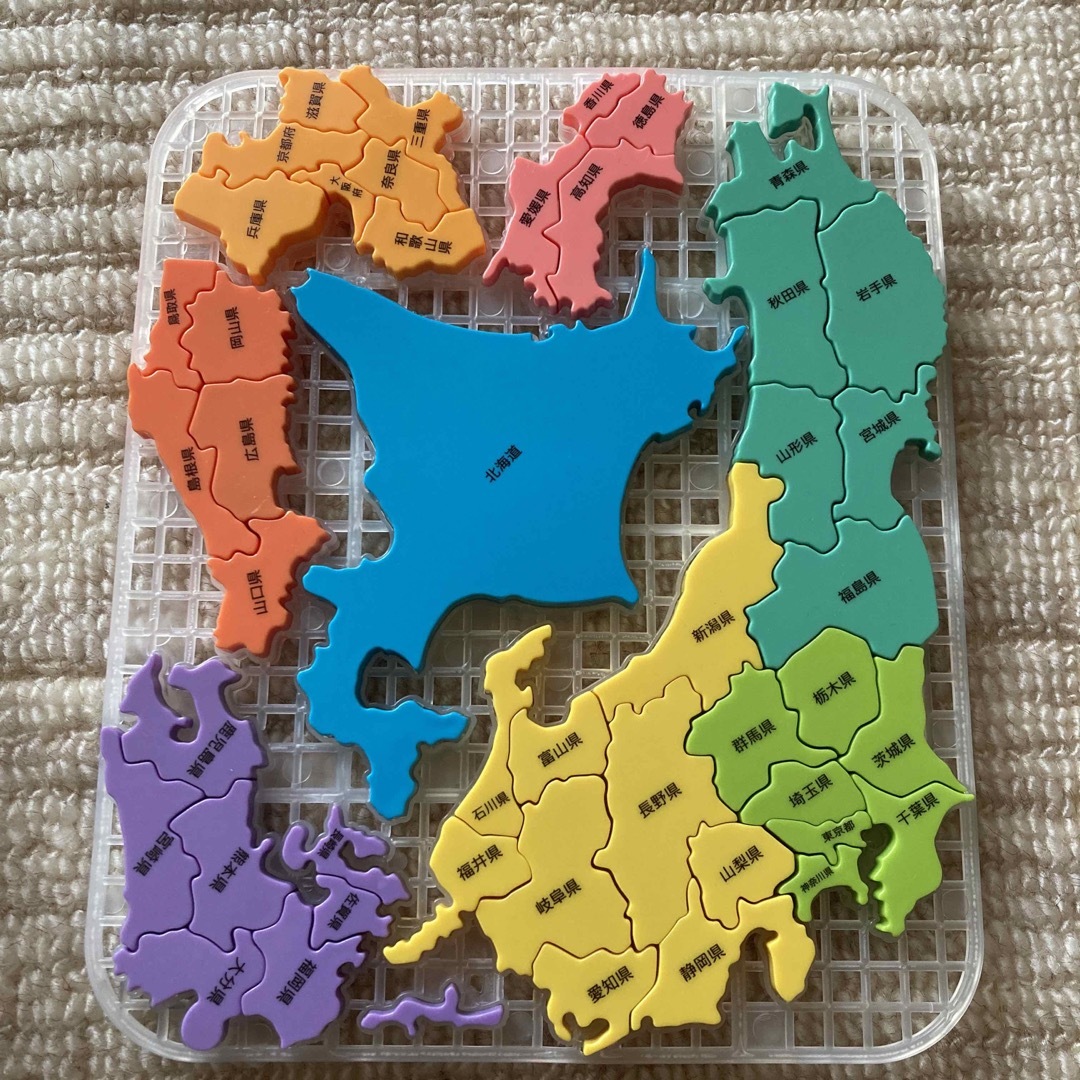 KUMON(クモン)のくもんの日本地図パズル エンタメ/ホビーのテーブルゲーム/ホビー(その他)の商品写真