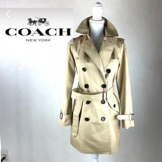 COACH - 未使用 COACH コーチ トレンチコート レディース ベージュ Mの ...