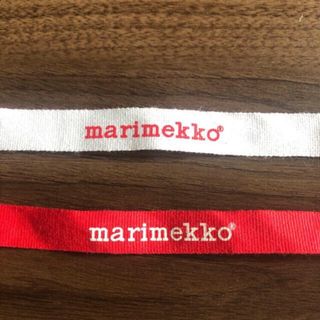 マリメッコ(marimekko)のmarimekko ロゴ リボン マリメッコ ハンドメイド(各種パーツ)