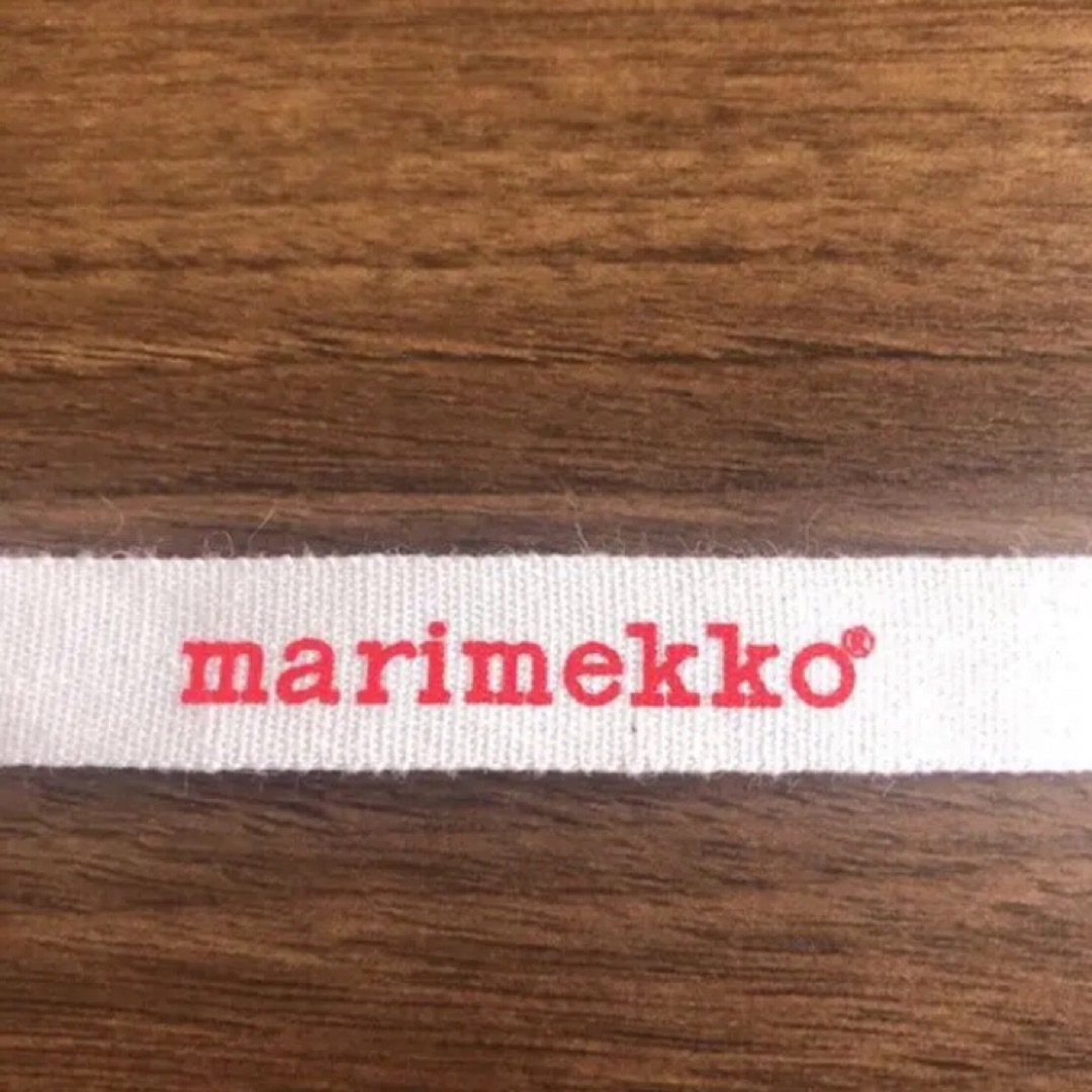 marimekko(マリメッコ)のmarimekko ロゴ リボン マリメッコ ハンドメイド ハンドメイドの素材/材料(各種パーツ)の商品写真