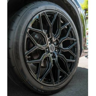 Bチョコ様vossen HF-2アルミホイール 22インチ タイヤ付き4本セット(タイヤ・ホイールセット)