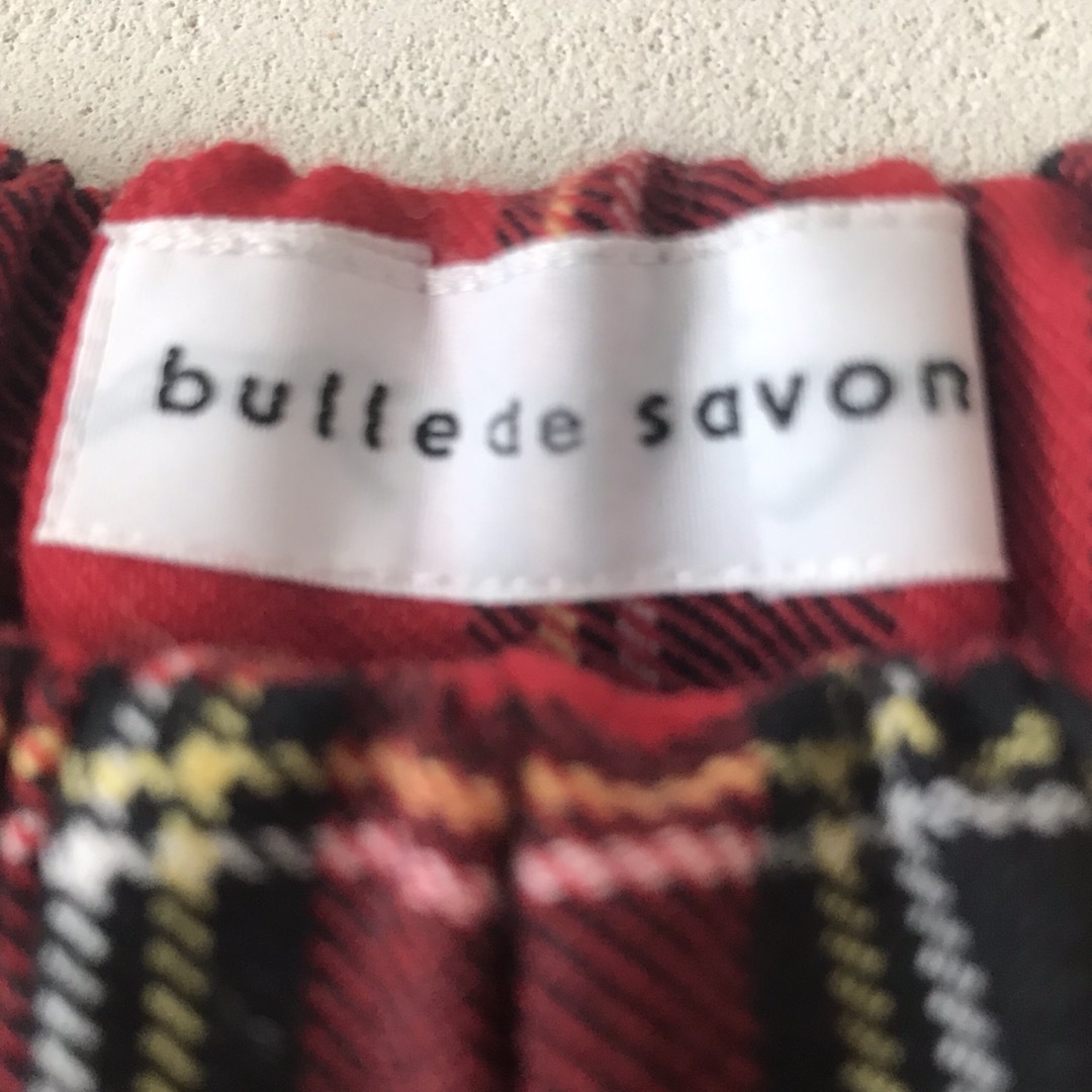 bulle de savon(ビュルデサボン)のbulle de savon チェックプリーツスカート　美品 レディースのスカート(ロングスカート)の商品写真