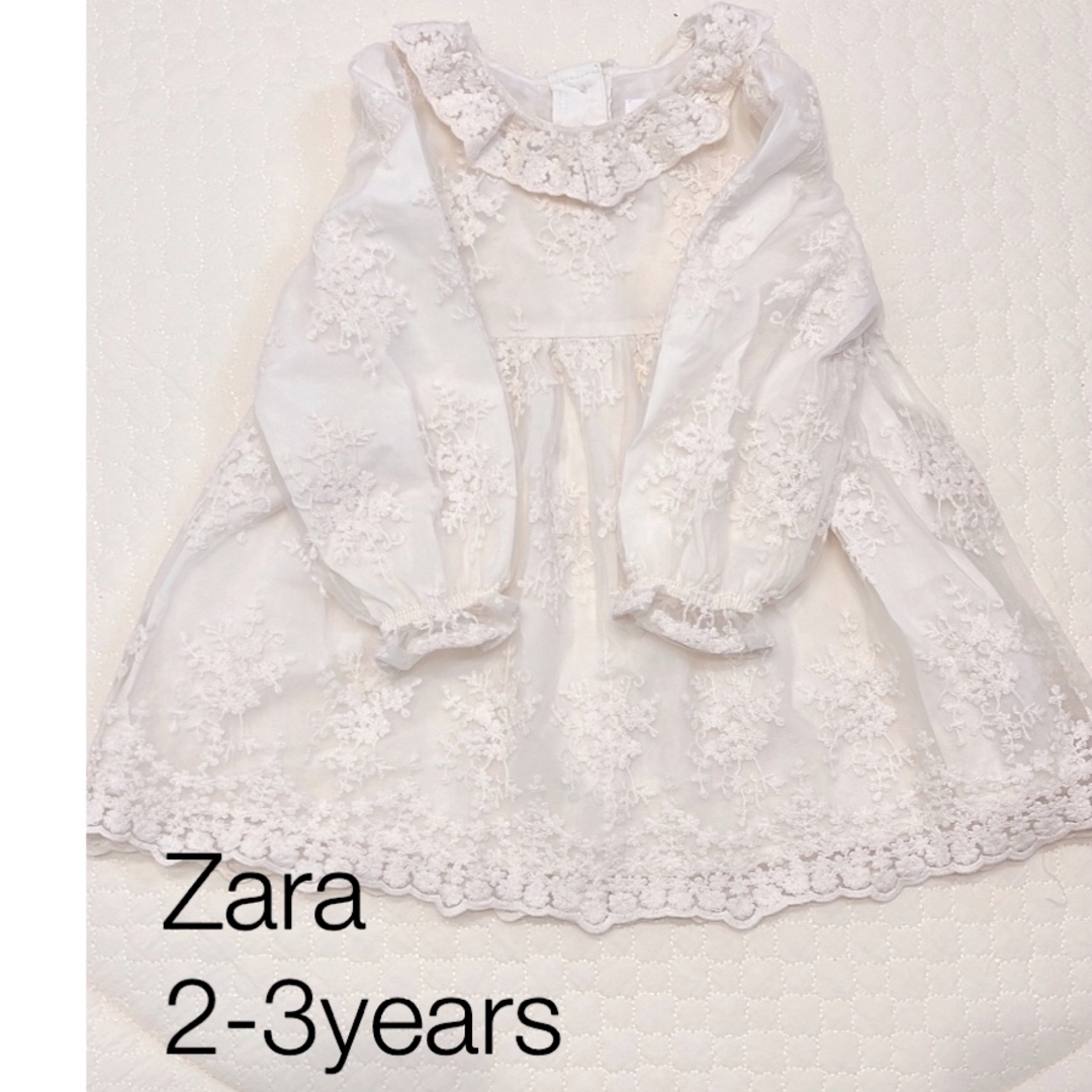 ZARA KIDS(ザラキッズ)のZARA KIDS⭐︎レースワンピース キッズ/ベビー/マタニティのキッズ服女の子用(90cm~)(ワンピース)の商品写真