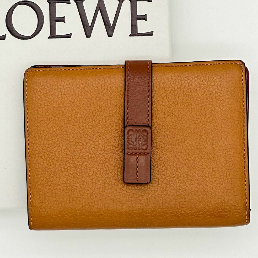 美品　Loewe 二つ折り財布