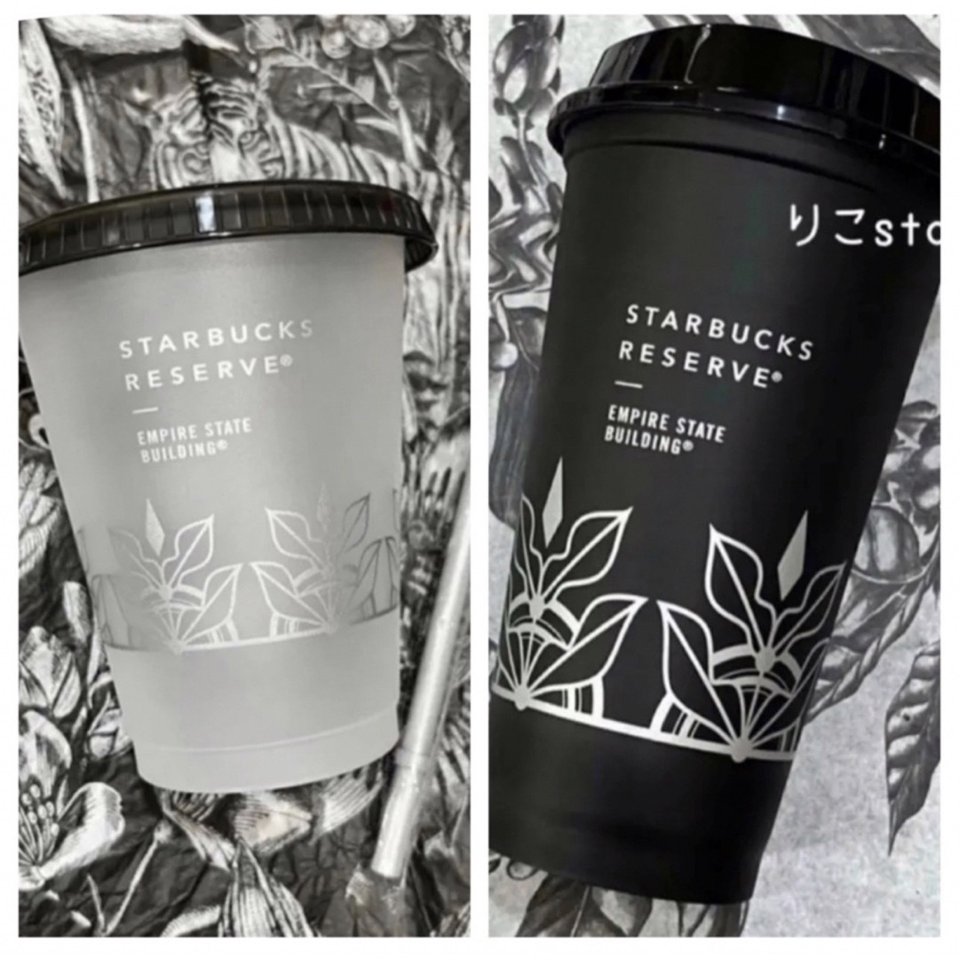 Starbucks Coffee(スターバックスコーヒー)の２タイプ　スターバックス　エンパイアステートビルディング限定　リユーザブルカップ インテリア/住まい/日用品のキッチン/食器(タンブラー)の商品写真