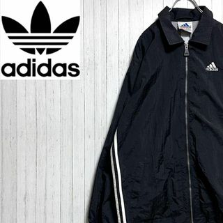 〖スポーティ〗 adidas ナイロンジャケットセットアップ 国旗タグ ゆるだぼ