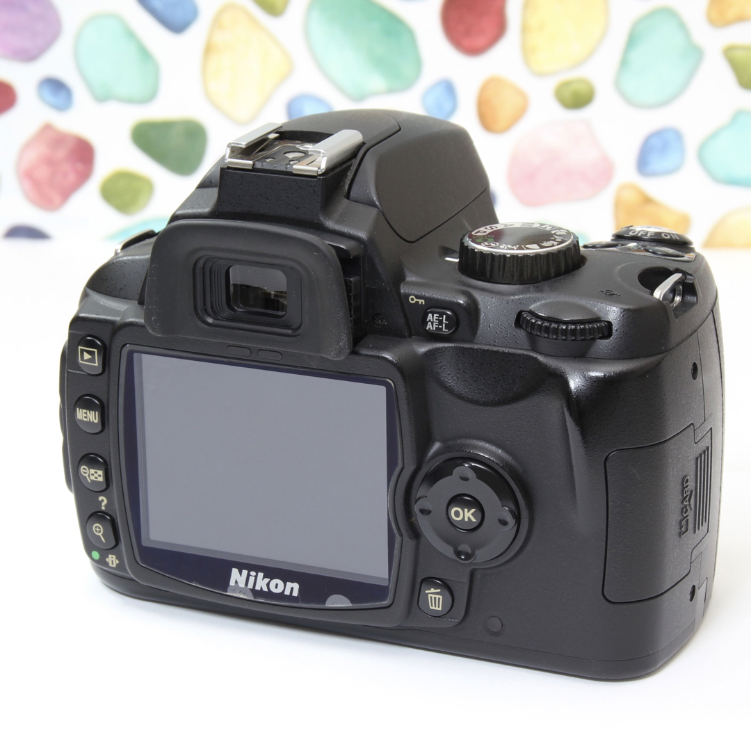 Nikon(ニコン)の♥︎◇NIKON D60 ◇迷ったらこのカメラ♪ ◇スマホ転送♪ ◇バッグ付き♪ スマホ/家電/カメラのカメラ(デジタル一眼)の商品写真