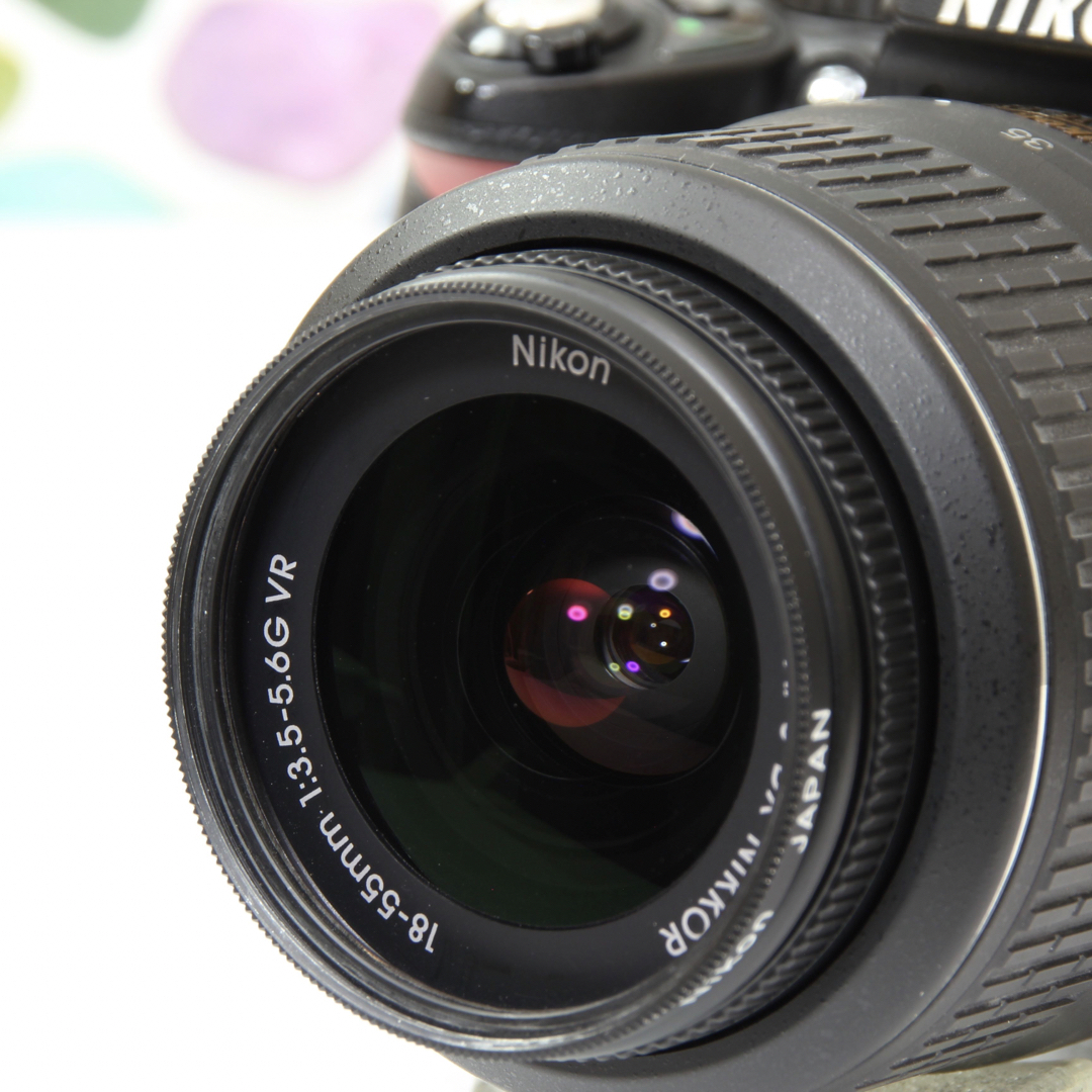 Nikon(ニコン)の♥︎◇NIKON D60 ◇迷ったらこのカメラ♪ ◇スマホ転送♪ ◇バッグ付き♪ スマホ/家電/カメラのカメラ(デジタル一眼)の商品写真