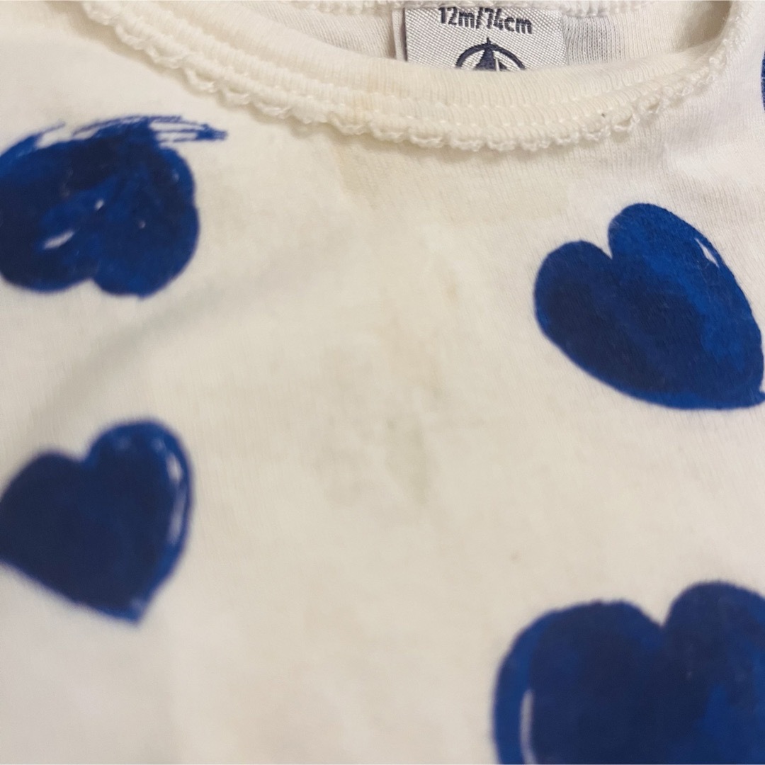 PETIT BATEAU(プチバトー)のプチバトー キッズ/ベビー/マタニティのベビー服(~85cm)(ロンパース)の商品写真