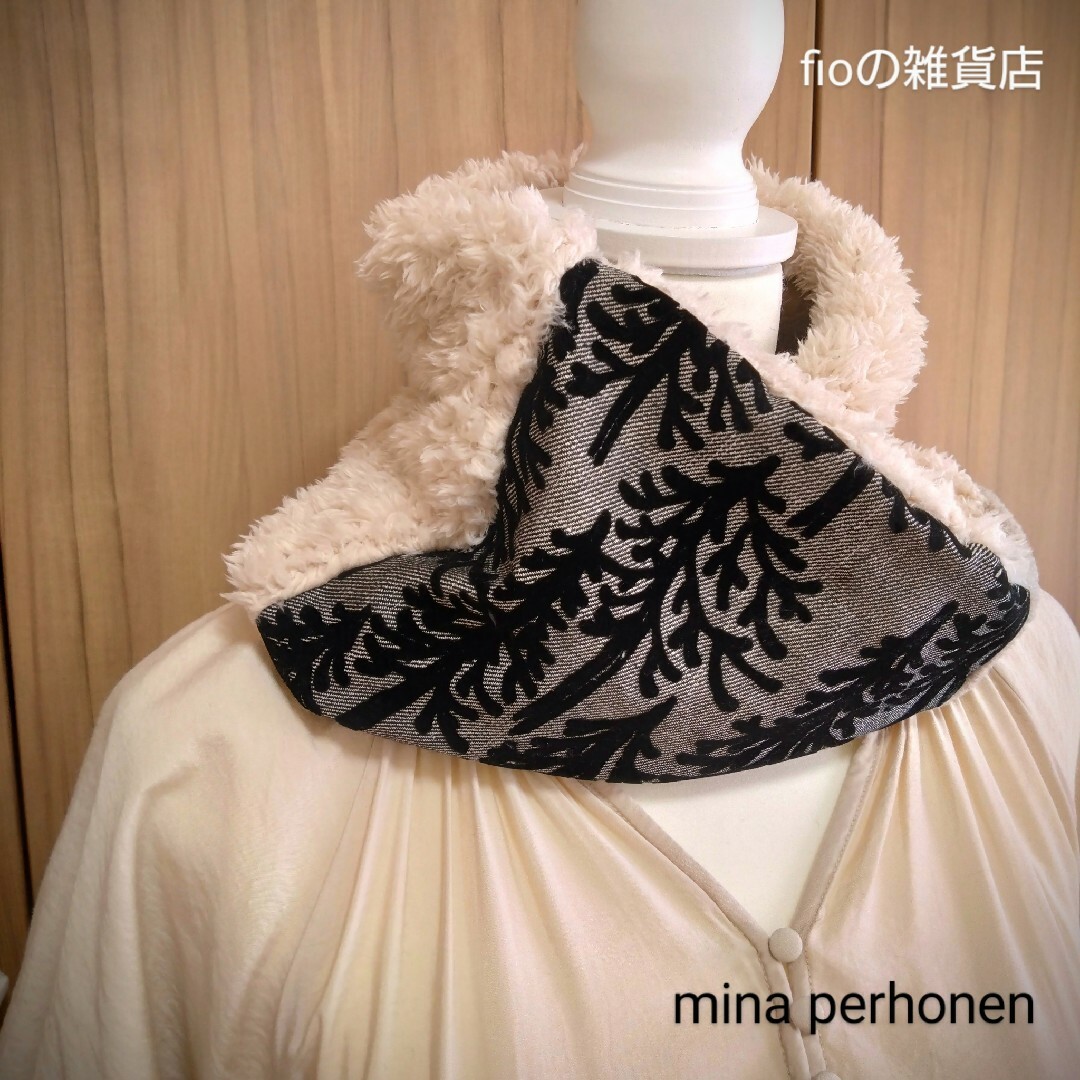 大人気の ハンドメイド スヌード ミナペルホネン メッツァ使用 大人気の ハンドメイド スヌード ミナペルホネン メッツァ使用