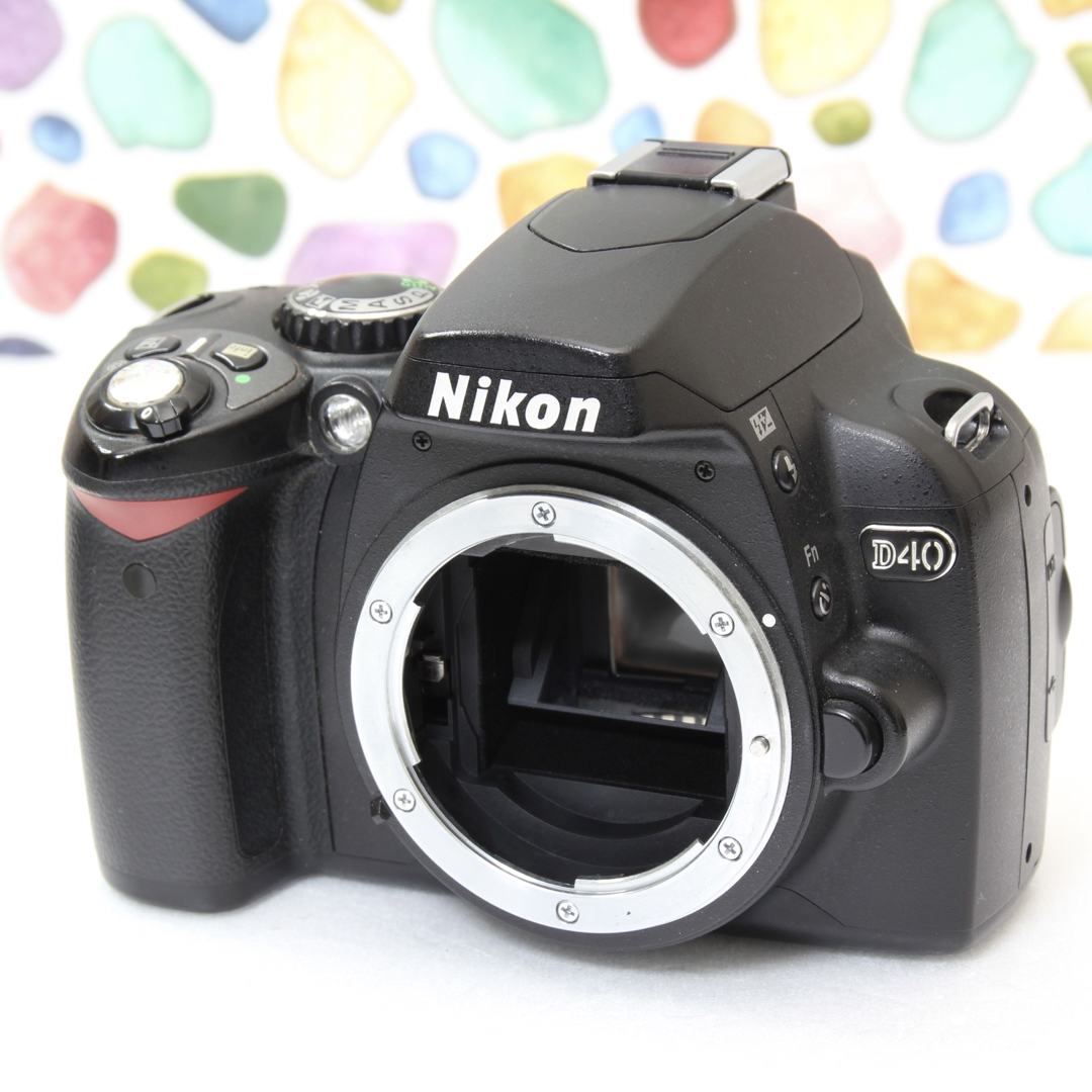 Nikon(ニコン)の♥︎◇Nikon D40 ◇大人気一眼レフ♪ ◇スマホ転送♪ スマホ/家電/カメラのカメラ(デジタル一眼)の商品写真