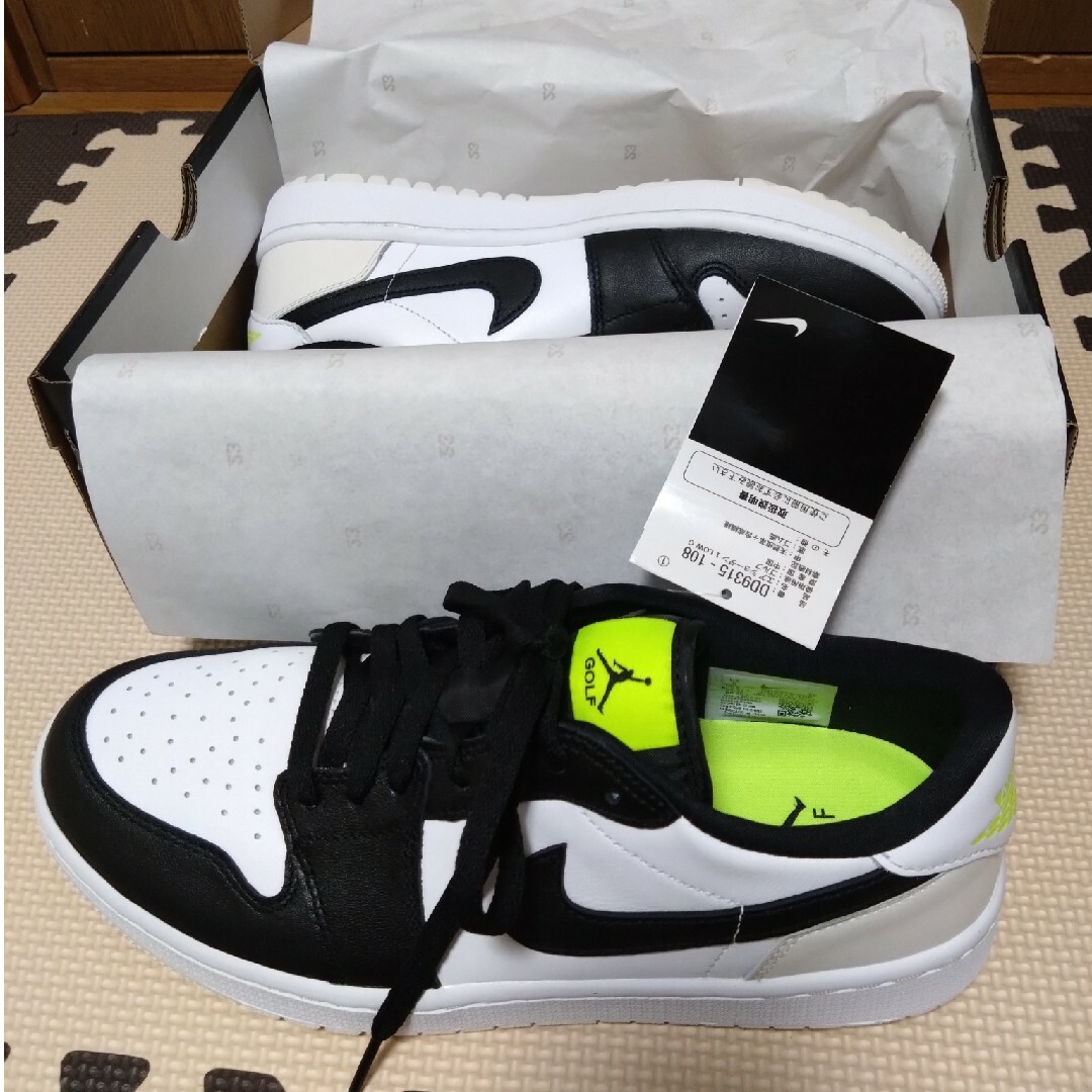 DD9315-108サイズNike Air Jordan 1 Low Golf Phantom/Volt