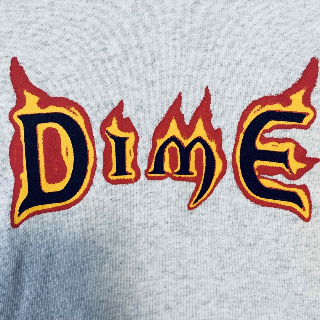 【希少デザイン】DIME ダイム　パーカー　Lサイズ　センターロゴ　入手困難