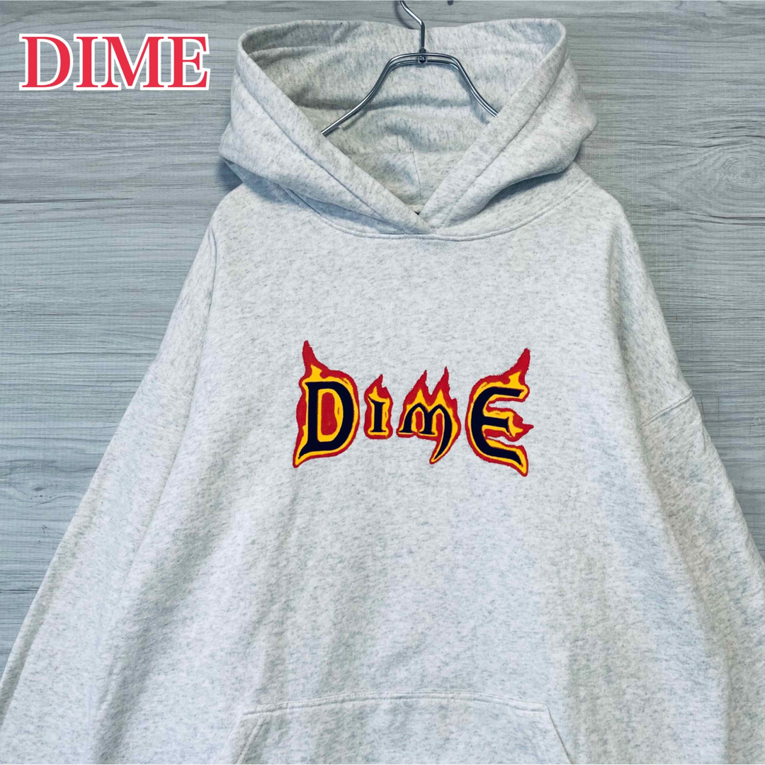 【希少デザイン】DIME ダイム　パーカー　Lサイズ　センターロゴ　入手困難 | フリマアプリ ラクマ