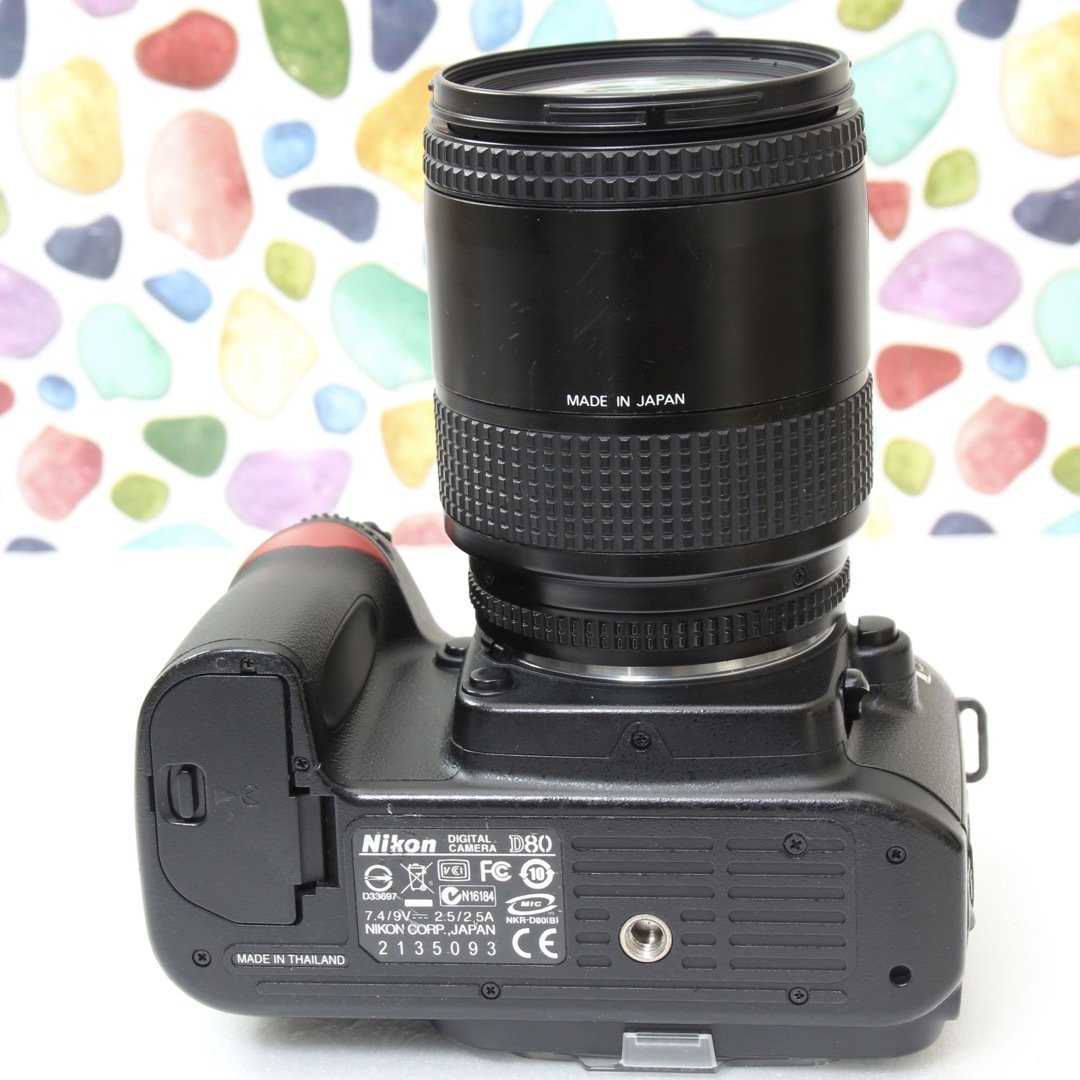 Nikon(ニコン)の♥︎◇Nikon D80 ◇Nikonだったらこれ一択 ◇扱いやすい本格一眼レフ スマホ/家電/カメラのカメラ(デジタル一眼)の商品写真