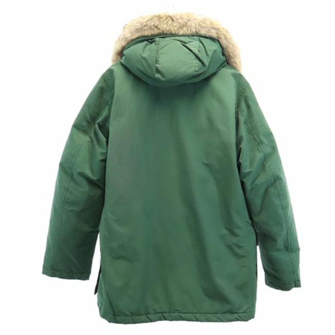 WOOLRICH(ウールリッチ)のウールリッチ ファーフード付き ダウンジャケット M グリーン WOOLRICH メンズ 古着 【231104】 メンズのジャケット/アウター(ダウンジャケット)の商品写真