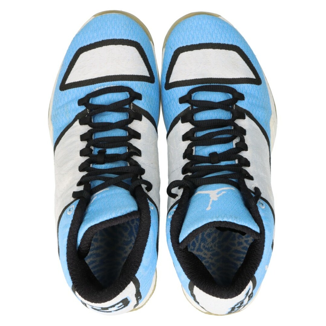 NIKE(ナイキ)のNIKE ナイキ AIR JORDAN XXVIIII LEGEND BLUE エアジョーダン29 レジェンドブルー ミドルカットスニーカーシューズ ライトブルー US8 695515-117 メンズの靴/シューズ(スニーカー)の商品写真