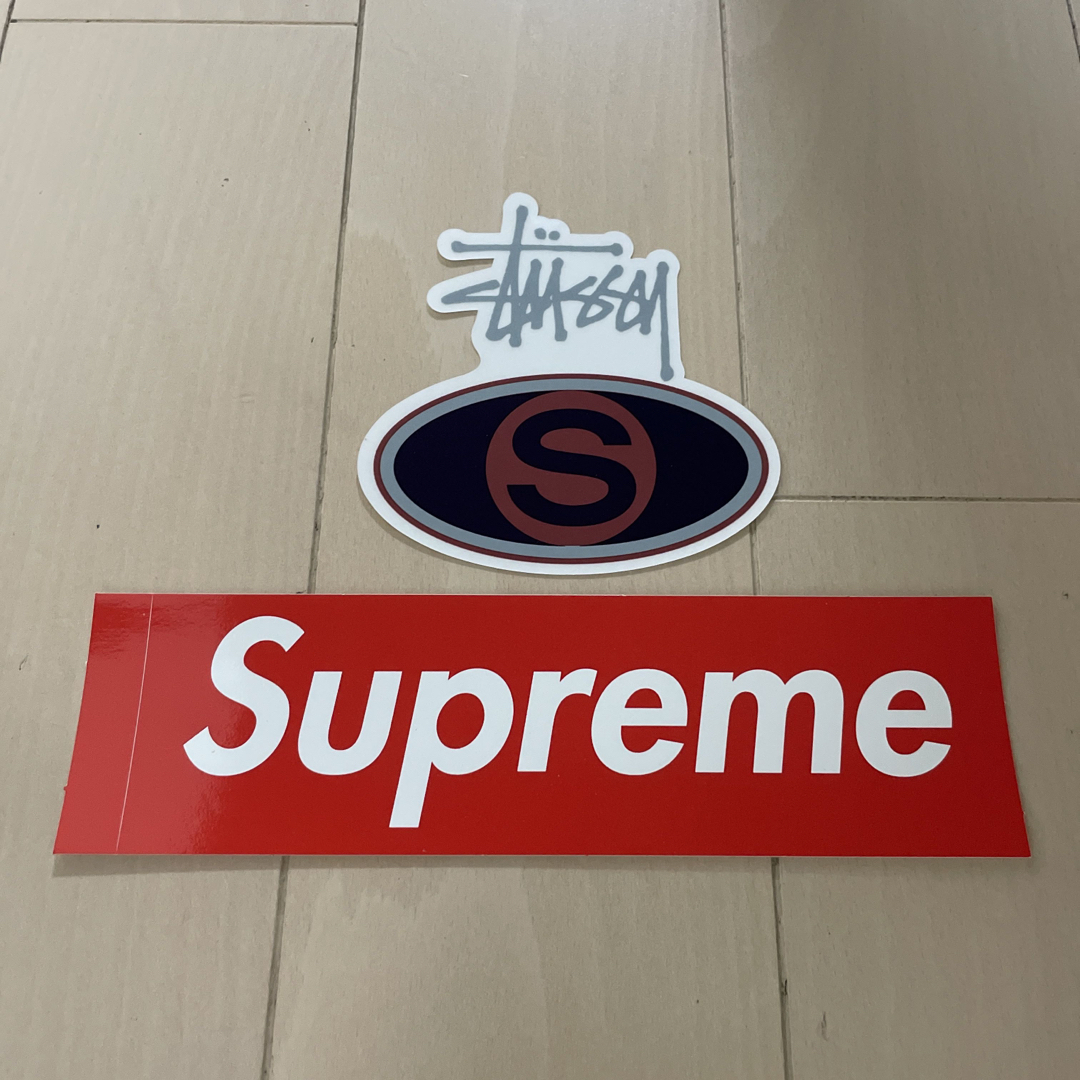 stussy supreme ステッカー ステューシー シュプリーム