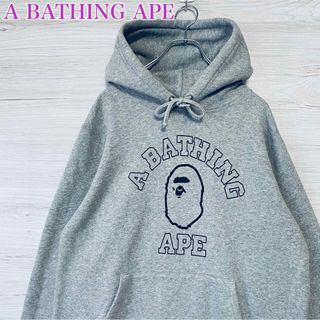 美品 A BATHING APE ロゴパーカー NIGO期 レディース XS