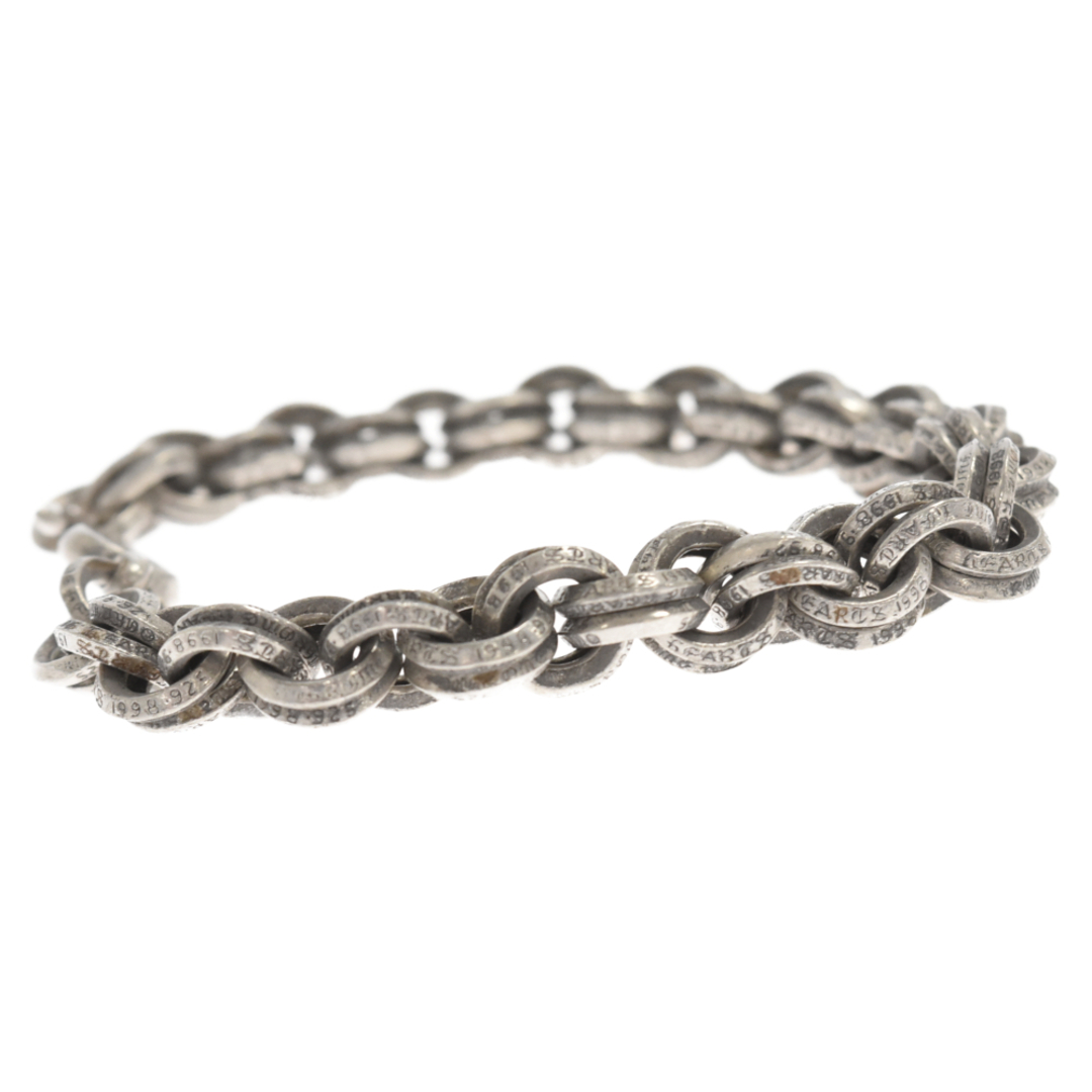 クロムハーツ CHROME HEARTS 2 ダブルBリング DOUBLE B RING アクセサリー ブレスレット SV925 シルバー