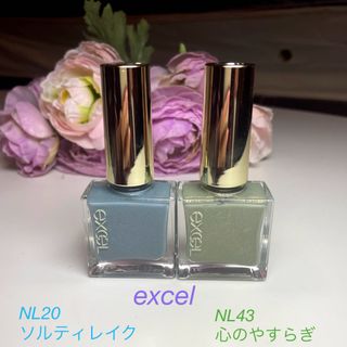 エクセル(excel)のexcel エクセル　ネイルポリッシュN ソルティレイク　心のやすらぎ　2本(マニキュア)