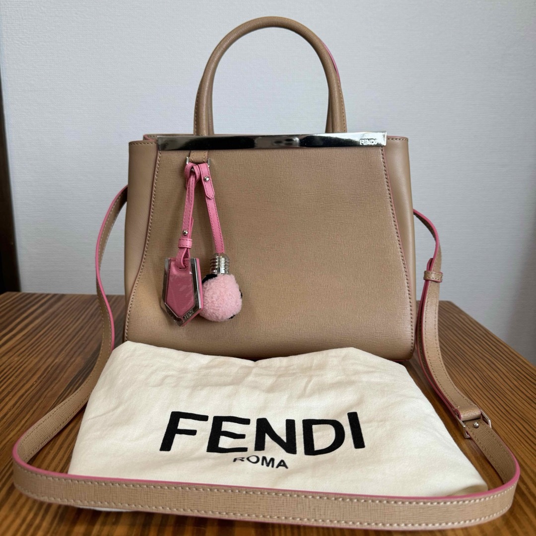 Fendi フェンディ プチトゥージュール 2way ハンド ショルダーバッグ