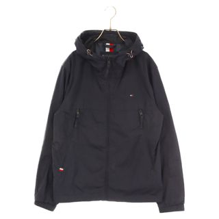 トミーヒルフィガー(TOMMY HILFIGER)のTOMMY HILFIGER トミーヒルフィガー ナイロンフードパーカー ジャケット M132160012 ネイビー(フライトジャケット)