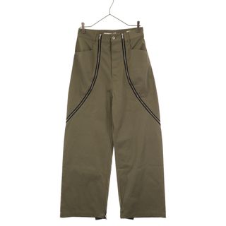 FFFPOSTALSERVICE トリプルエフポスタルサービス zip pants trousers ジップパンツ トラウザーズ グリーン(その他)