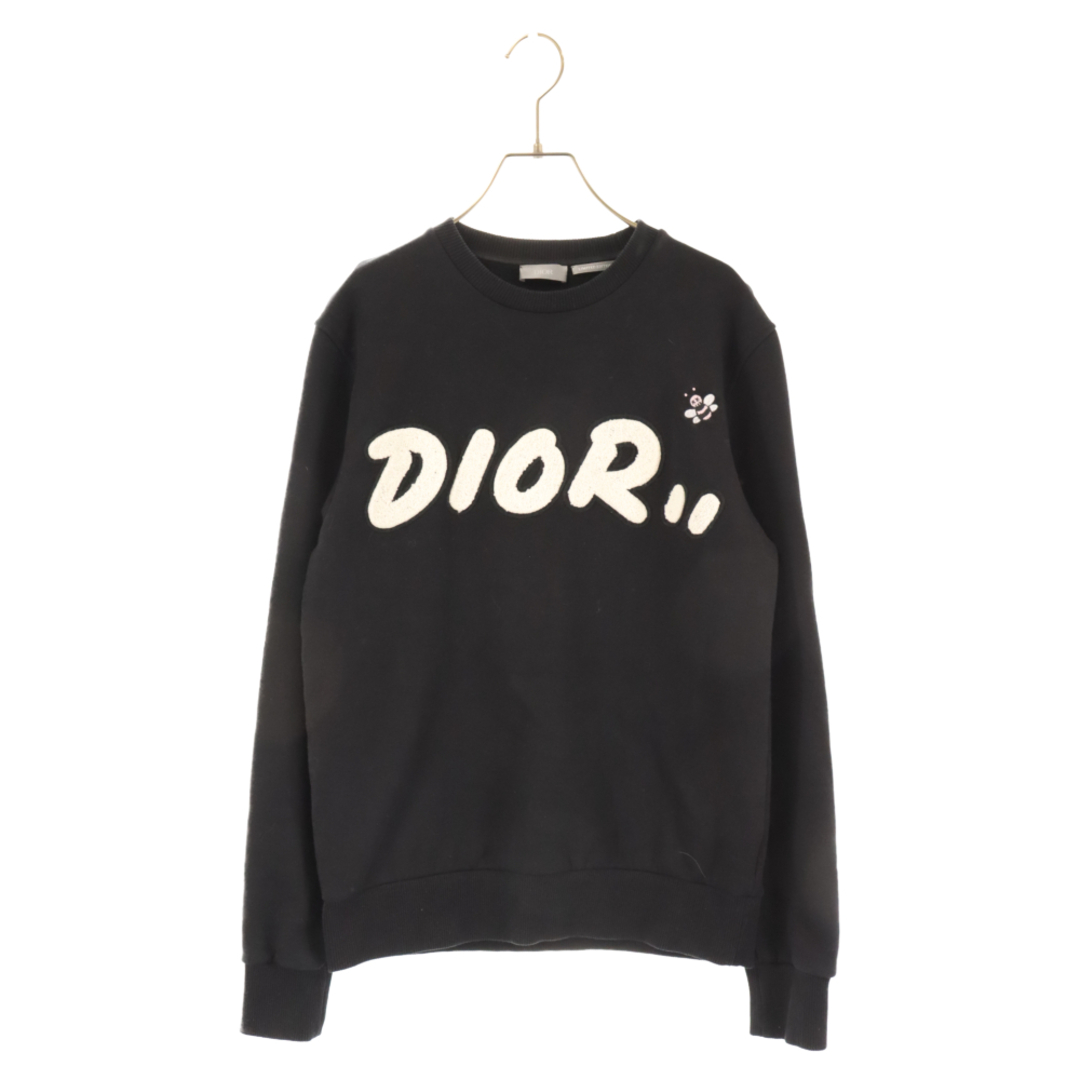 dior×kaws スウェット　ブラック