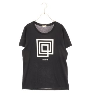 55i27 美品 セリーヌ ロゴプリントTシャツ 半袖 tee カットソー