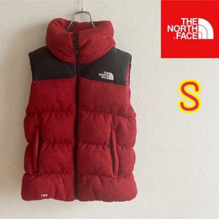 THE NORTH FACE ダウンベスト　レッド　WMサイズ　レディース