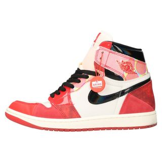 NIKE ナイキ AIR JORDAN 1 RETRO HIGH OG SPIDER-MAN エアジョーダン1 レトロハイ オリジナル スパイダーマン ハイカットスニーカー レッド/ホワイト US9/27cm DV1748-601