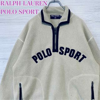 ポロラルフローレン(POLO RALPH LAUREN)の【入手困難デザイン】ラルフローレン　ポロスポーツ　フリース　ハーフジップ　レア(ブルゾン)