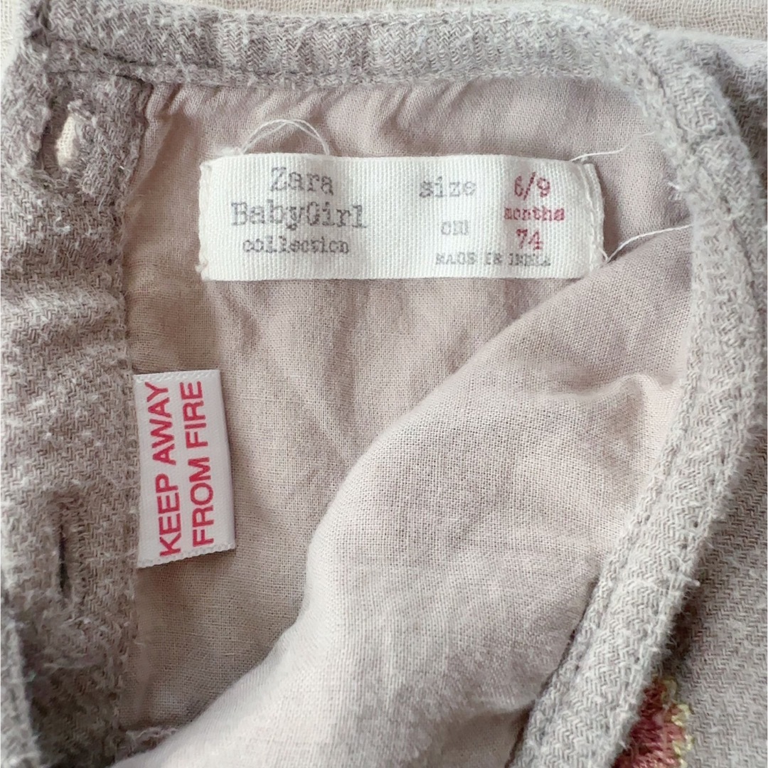 ZARA(ザラ)のzara baby ワンピース キッズ/ベビー/マタニティのベビー服(~85cm)(ワンピース)の商品写真