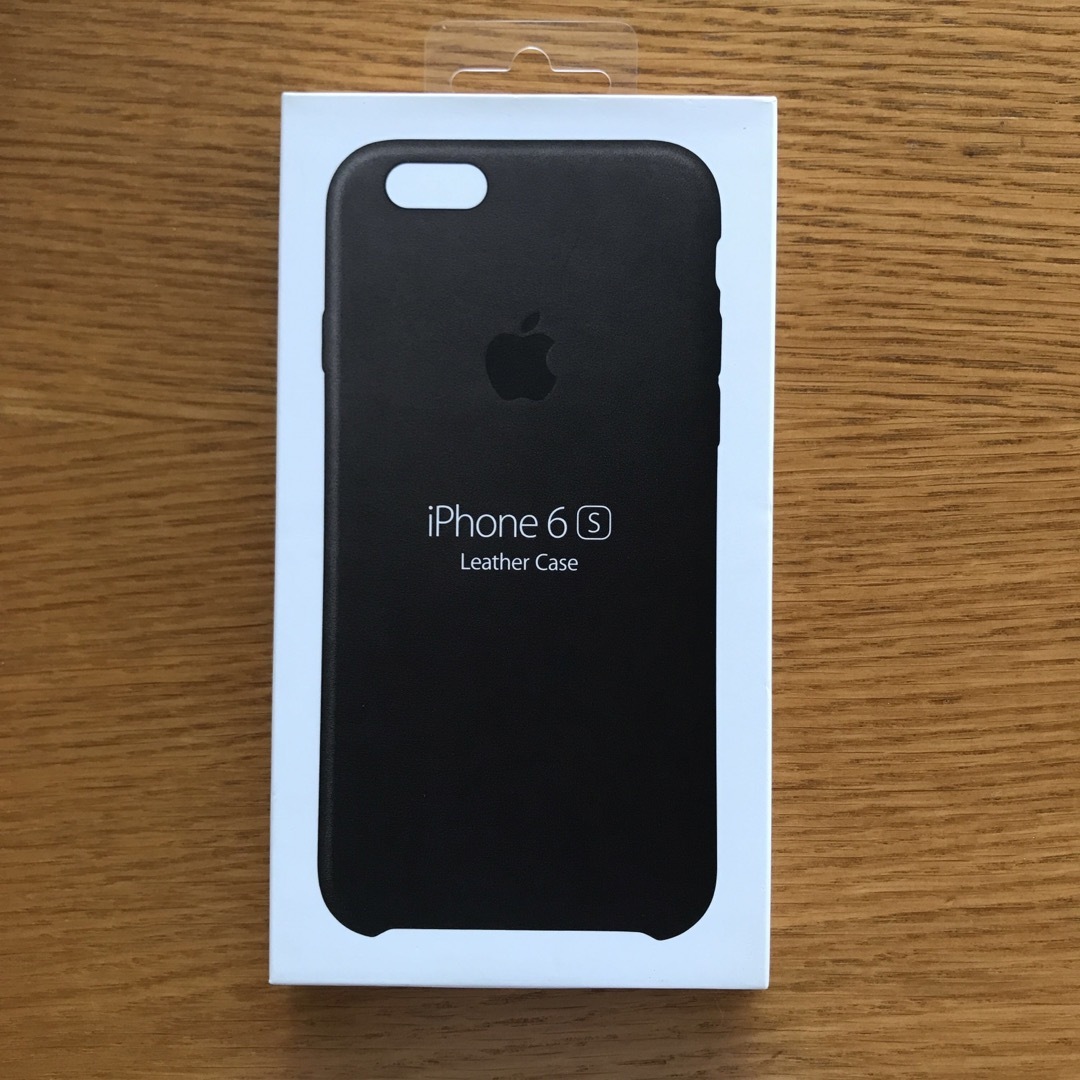 Apple(アップル)のApple Japan(同) iPhone 6s レザーケース/ブラック スマホ/家電/カメラのスマホアクセサリー(モバイルケース/カバー)の商品写真