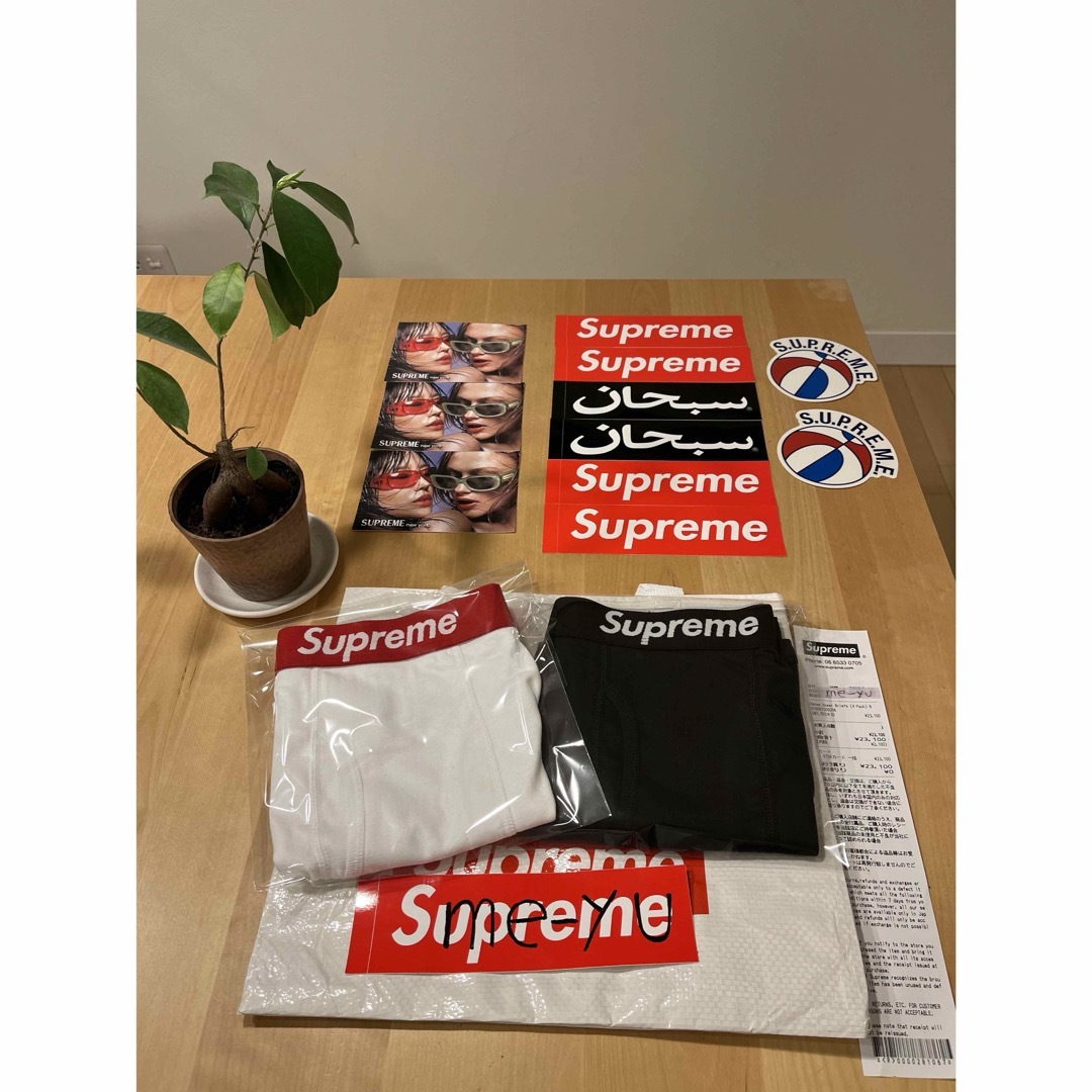 Supreme(シュプリーム)のシュプリーム　ヘインズ　ボクサー　パンツ　2023秋冬　1枚 ボクサーパンツ メンズのアンダーウェア(ボクサーパンツ)の商品写真