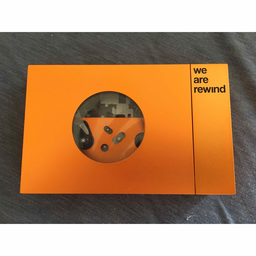 wearerewind パック オレンジ カセットプレーヤー+ブランク カセット