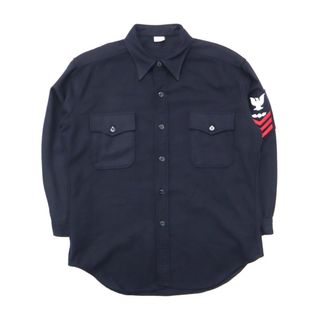 ミリタリー(MILITARY)のデッド 70s US NAVY USN ウール CPO シャツ 米軍 ミリタリー(シャツ)