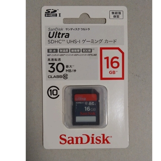 サンディスク(SanDisk)のSanDisk SDHCカード 16GB SDSDUG-016G-J35(その他)