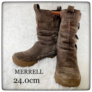 MERRELL - Merrell ファースノーブーツ レースアップの通販 by ふわり_ ...