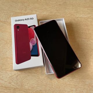 Galaxy A23 5G SCG18 レッド SIMフリー　(スマートフォン本体)