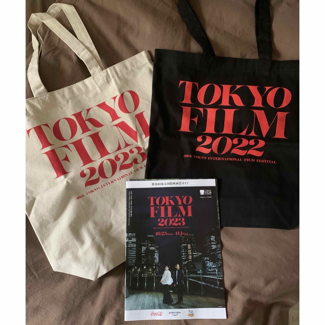 東京国際映画祭　公式グッズ　トートバック　2023 2022 セット　 エンタメ/ホビーのタレントグッズ(その他)の商品写真