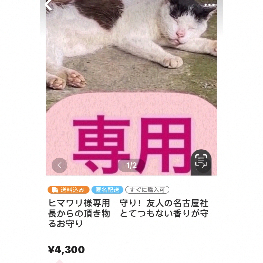 商品が購入可能です ヒマワリ様専用 守り！友人の名古屋社長からの頂き