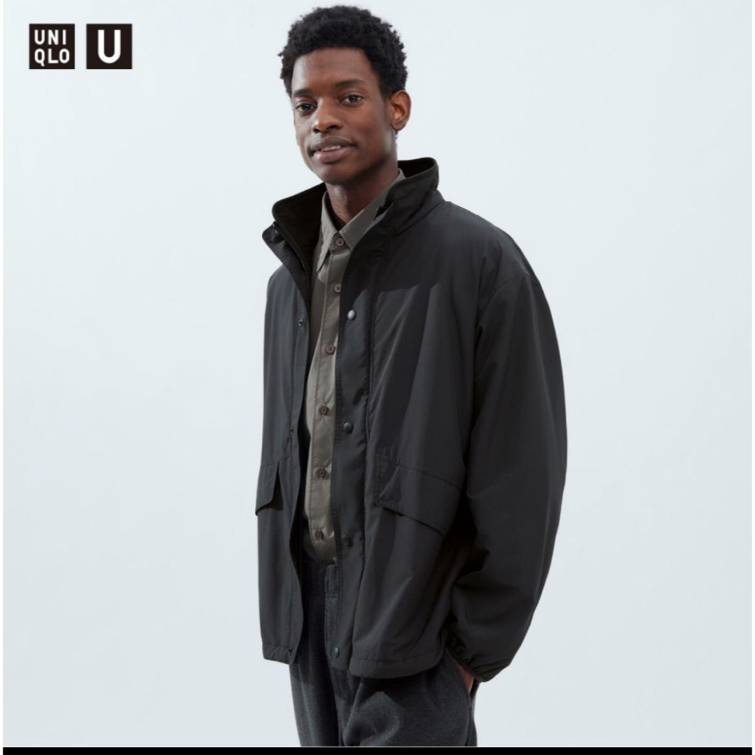 UNIQLO - 即日発送 リバーシブルスタンドジャケット Sブラックの通販