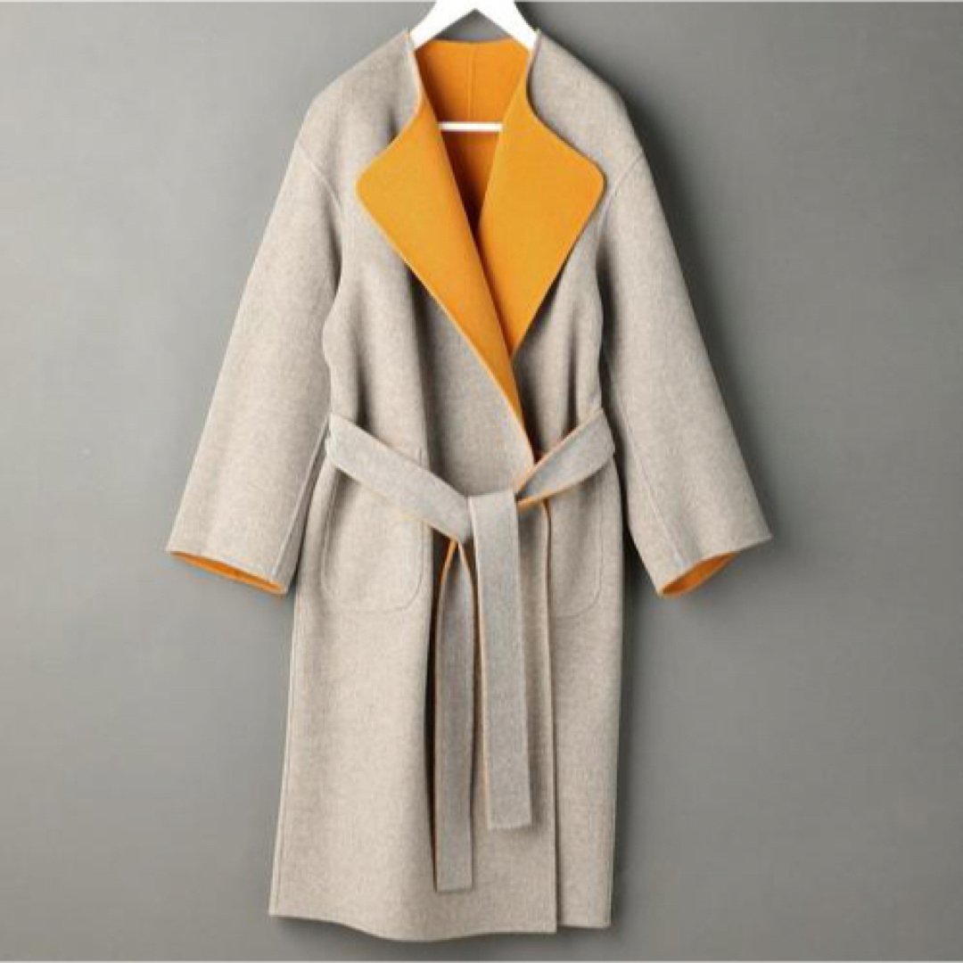 6 (ROKU) - ROKU REVER SEWING GOWN COAT ロク リバー コートの通販 by