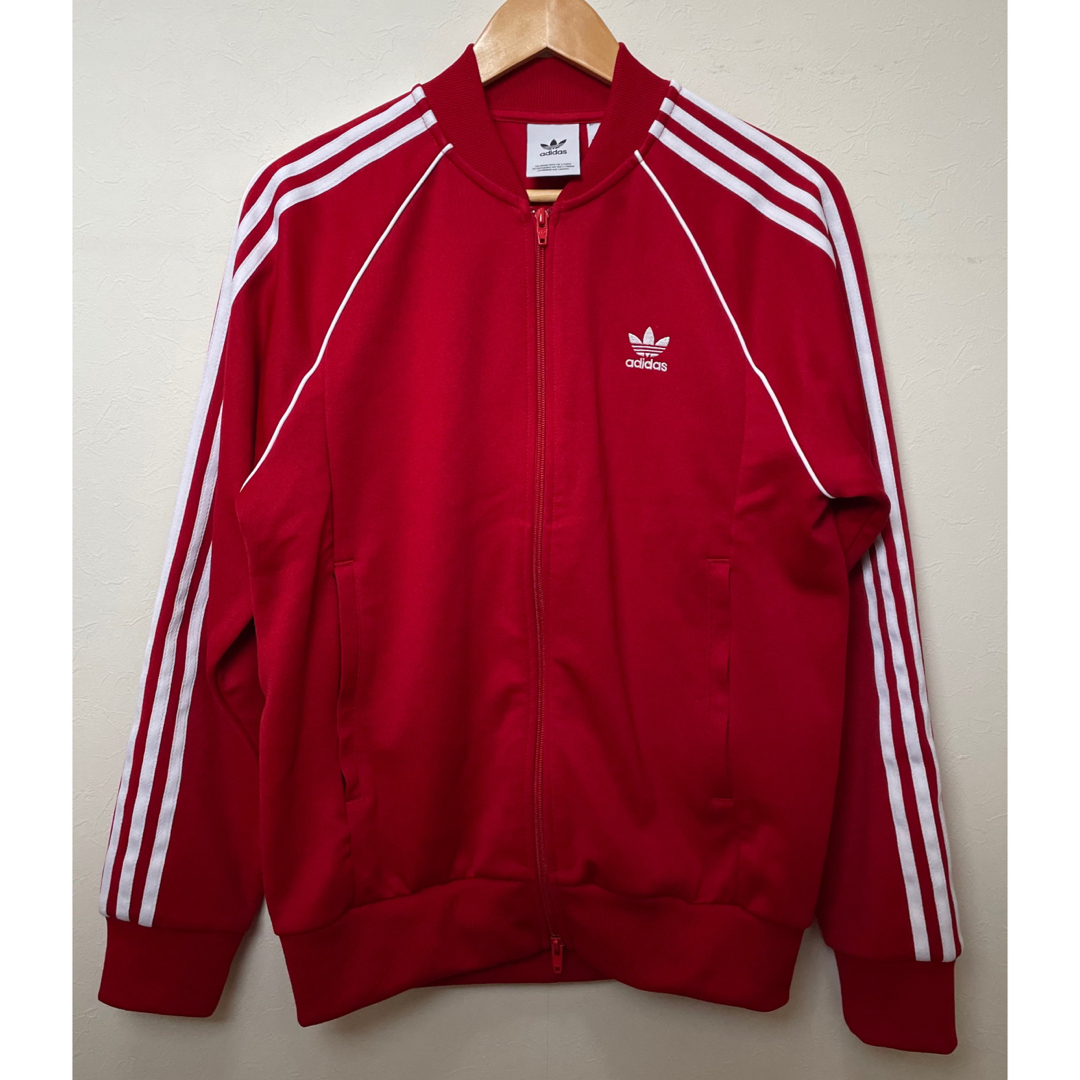 アディダスadidasトラックジャケット 赤XL 西野七瀬着用 トレフォイルロゴ-
